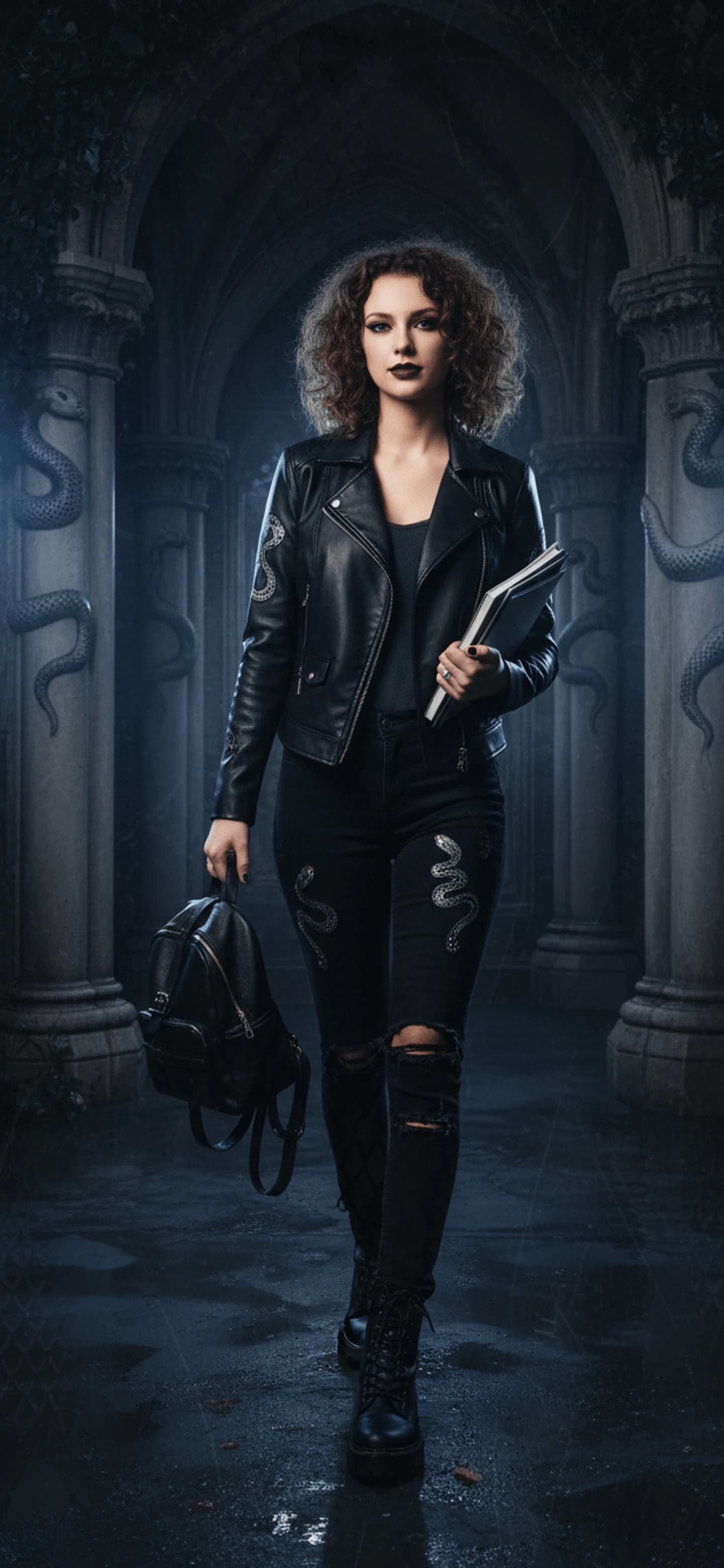 Example: Taylor Swift Swift Reputation style wallpaper created with WallGenie